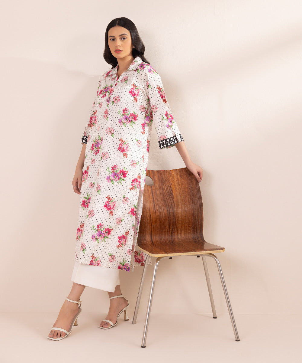 Printed Lawn Shirt