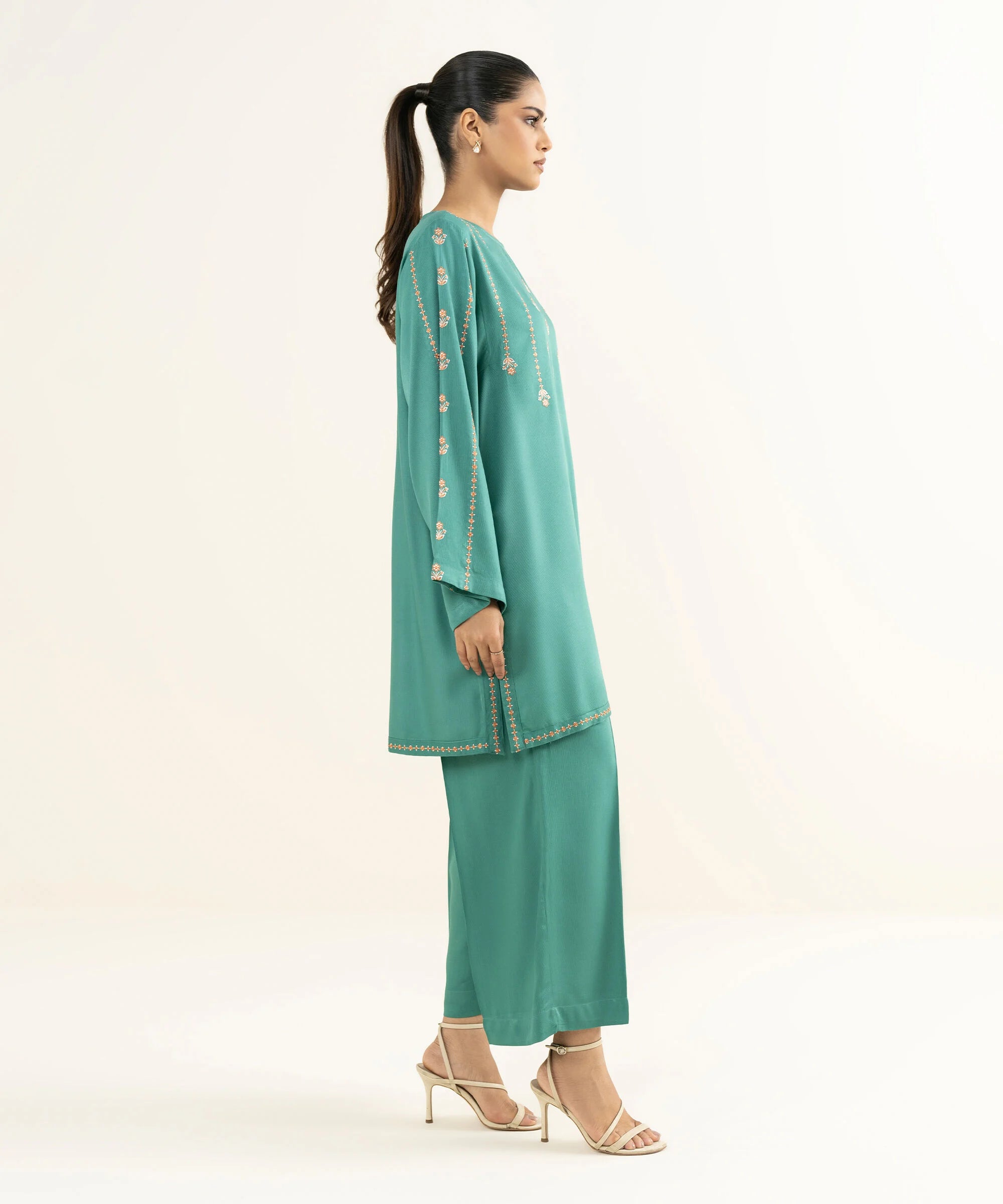 Embroidered Bedford Suit