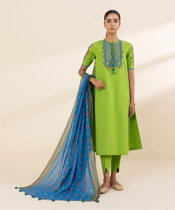 2 Piece - Embroidered Lawn Suit