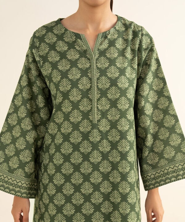 3 Piece - Printed Light Khaddar Suit