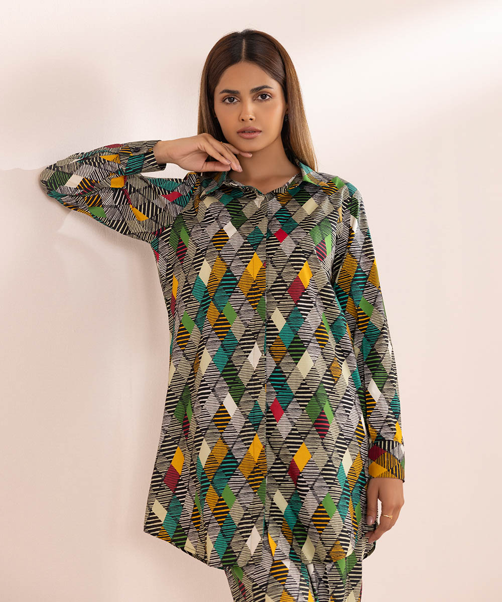 Printed Lawn Top