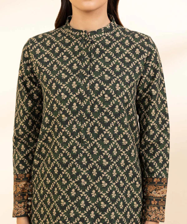 3 Piece - Printed Light Khaddar Suit