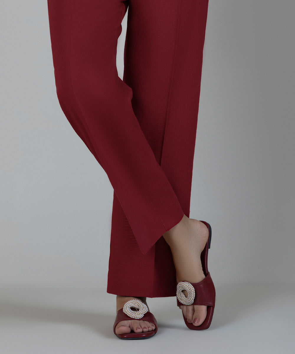 Cotton Linen Straight Pants