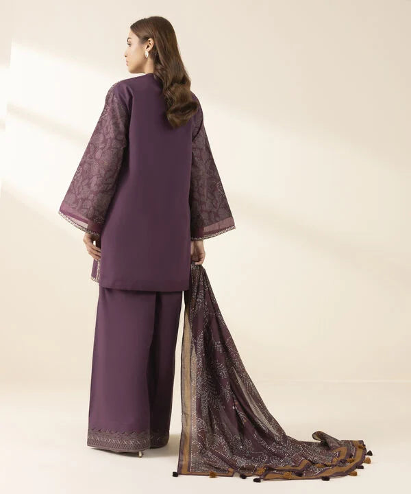 3 Piece - Printed Lawn Suit