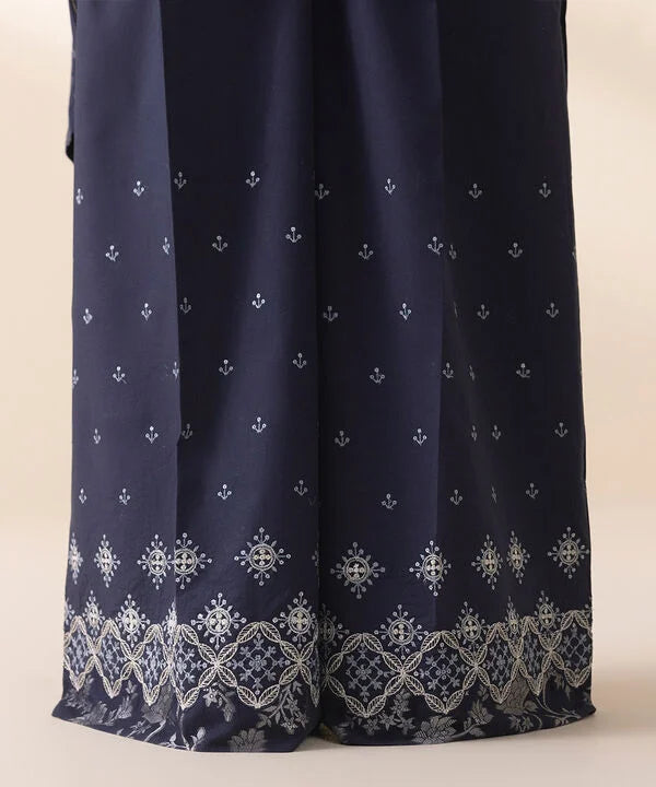 3 Piece - Embroidered Jacquard Suit