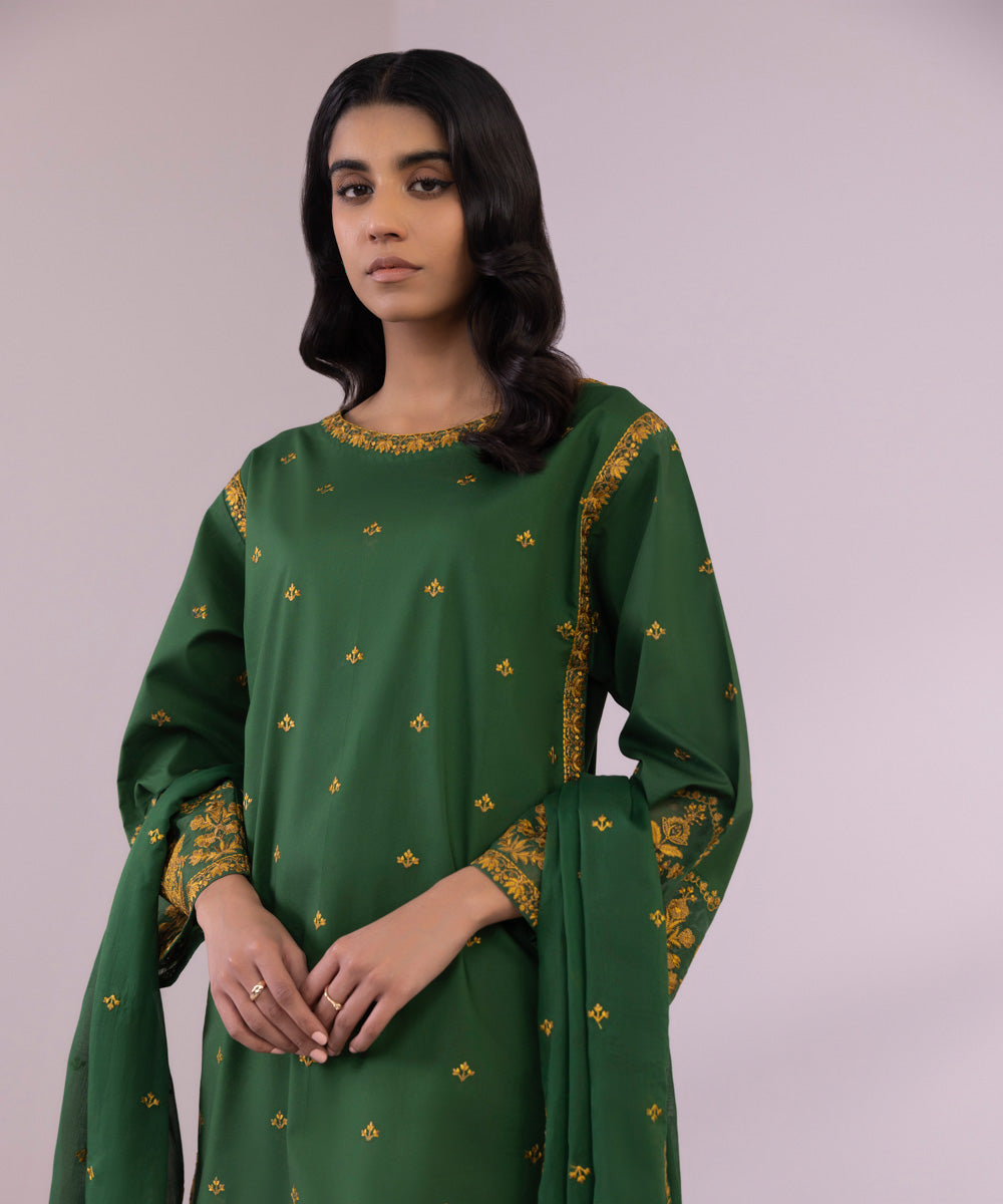 Embroidered Lawn Shirt