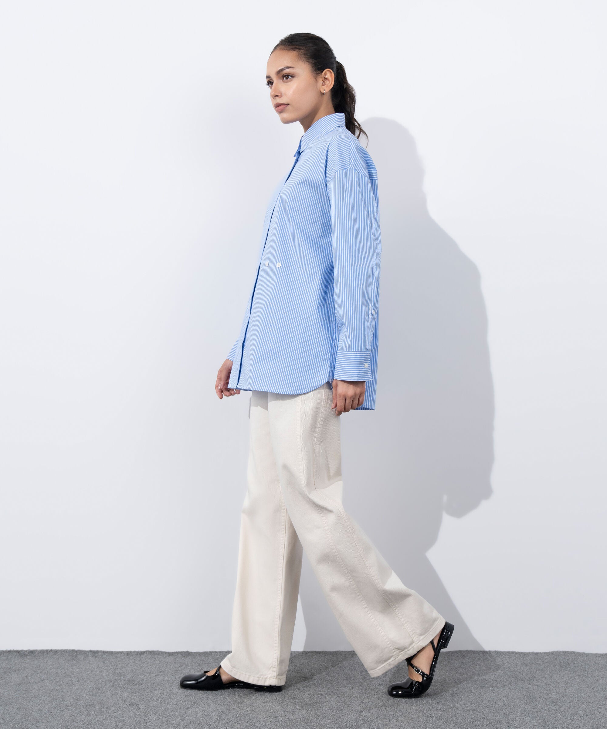 Cinched Waist Shirt