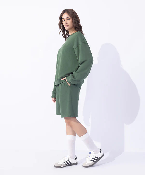 Unisex Sweatshirt With Rubber Tag