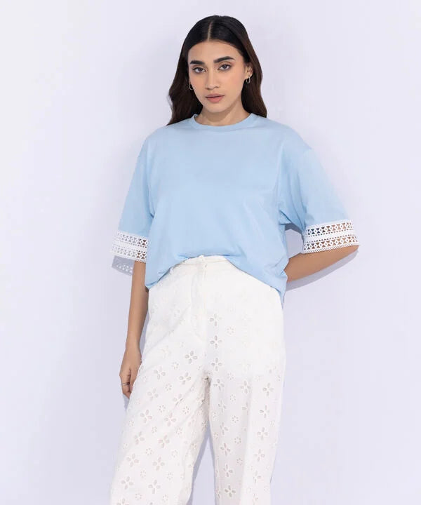 Lace Trim T-Shirt