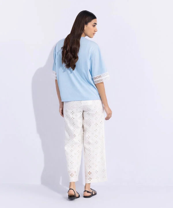 Lace Trim T-Shirt